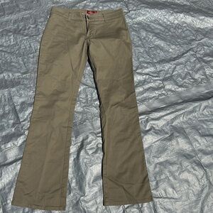 Tan Flared Pants